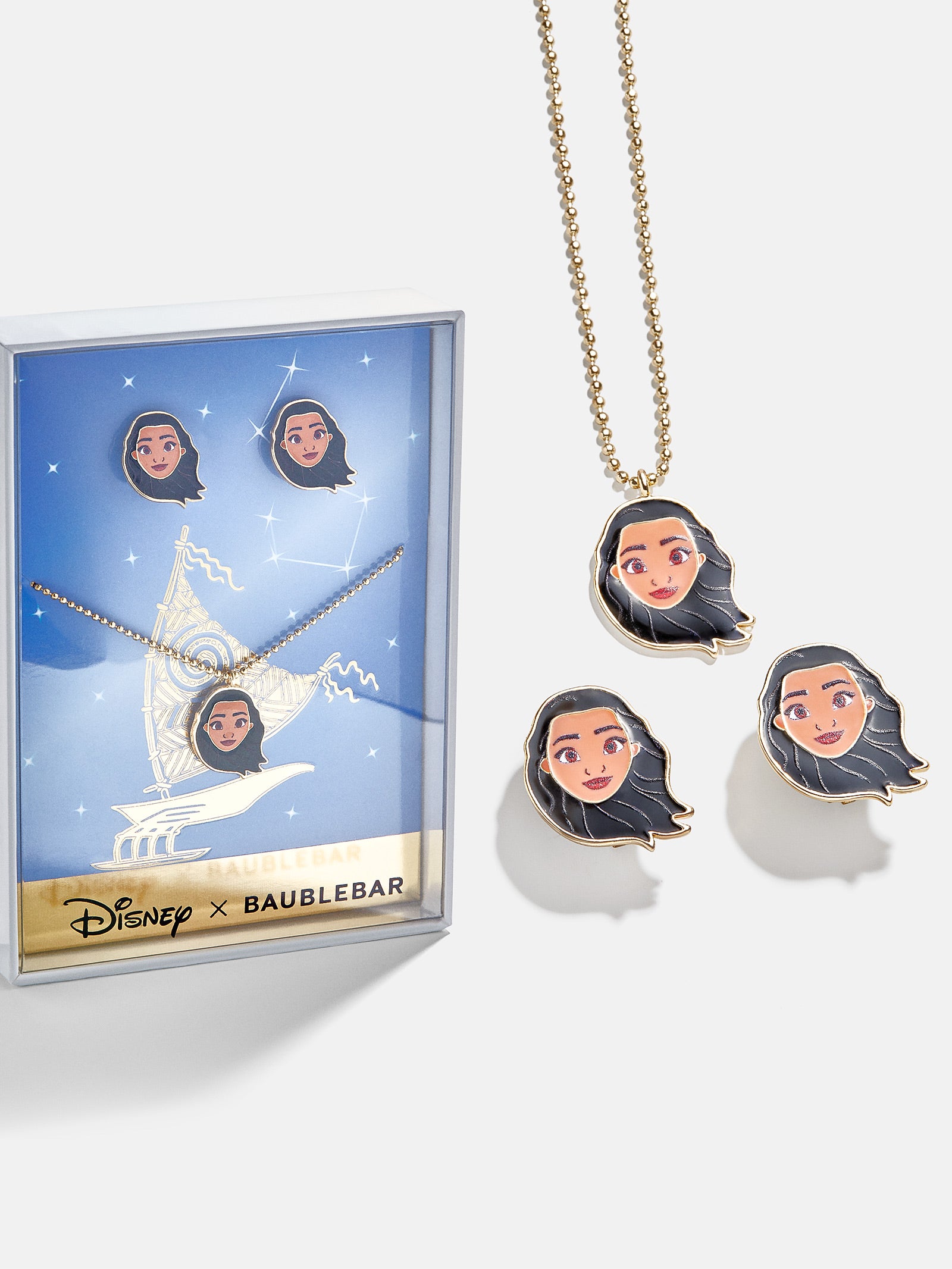 Disney Moana Kids' Jewelry Set - Gold