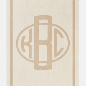 Monogram Custom Blanket - Natural / Beige