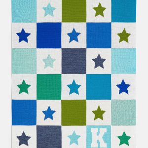 Takes A Village Kids' Custom Blanket - Blue/Green