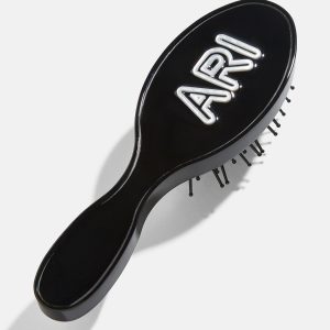Mini Fine Line Custom Hair Brush - Black/White