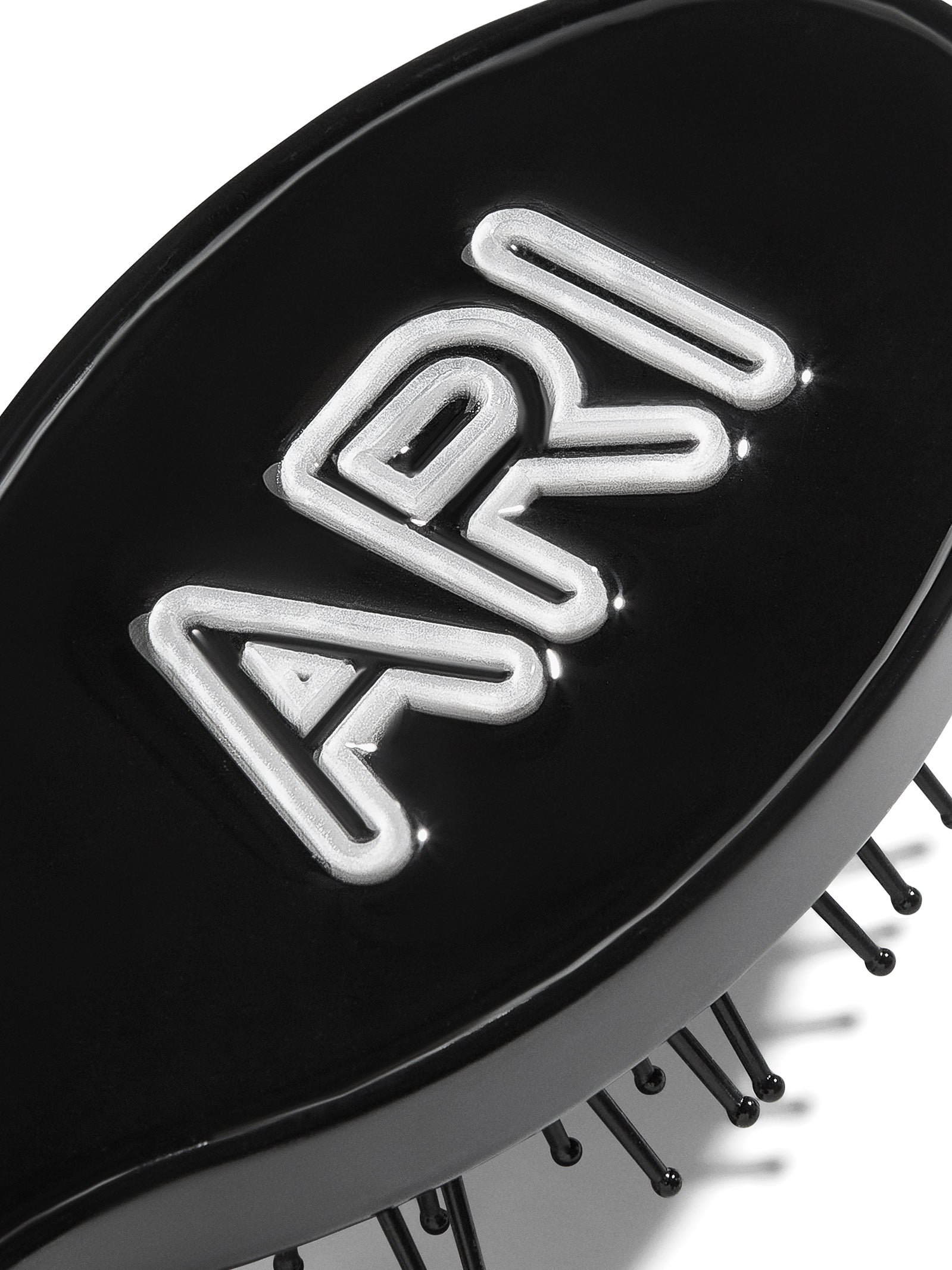 Mini Fine Line Custom Hair Brush - Black/White - Image 4