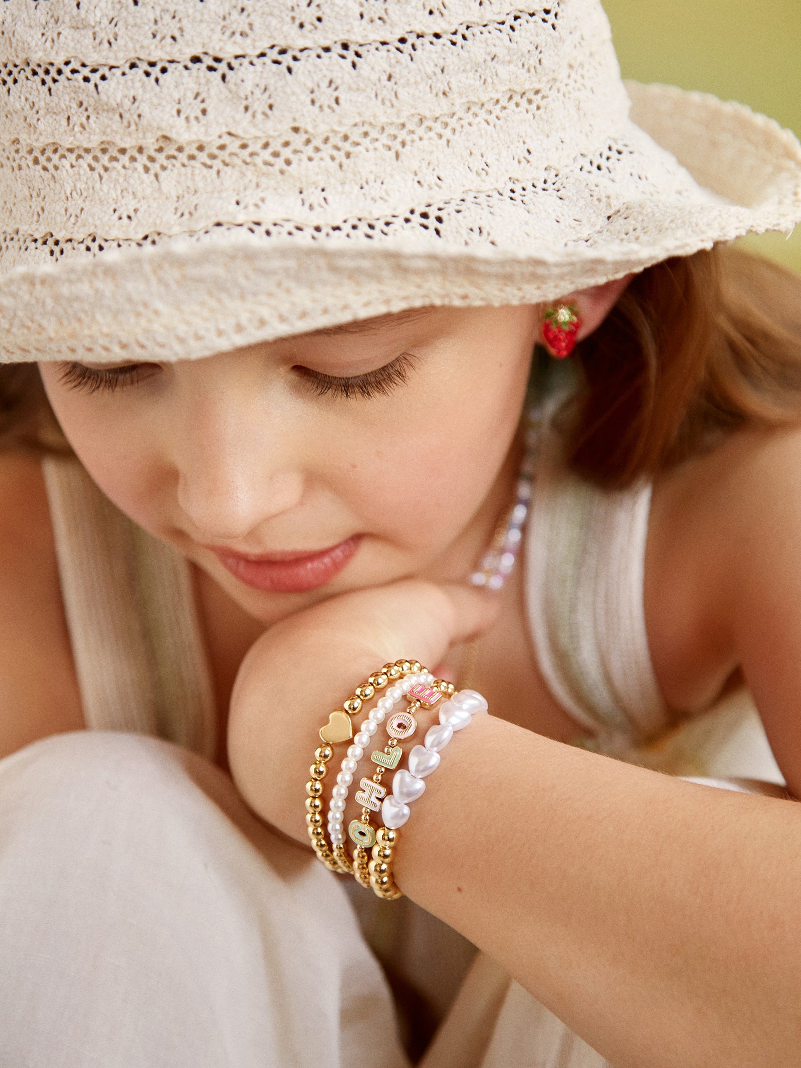 Playful Pearls Kids' Bracelet Set - Kids' Pearls - Image 2