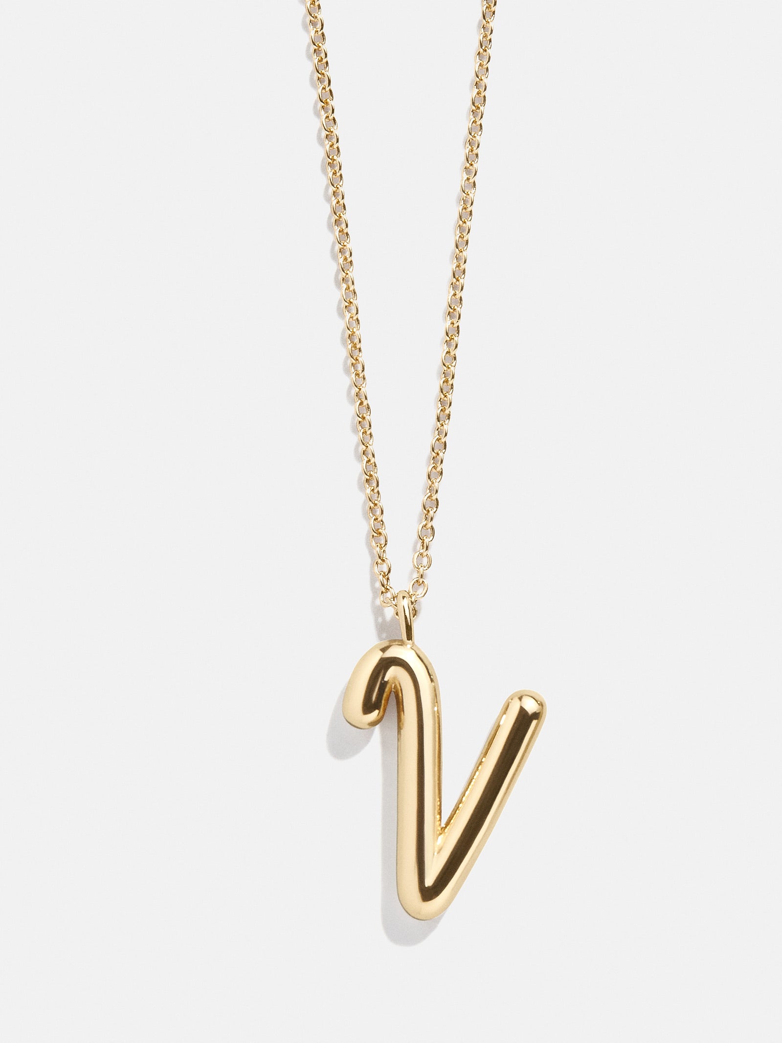 Bubble Script Initial Necklace - Bubble Script - Image 24