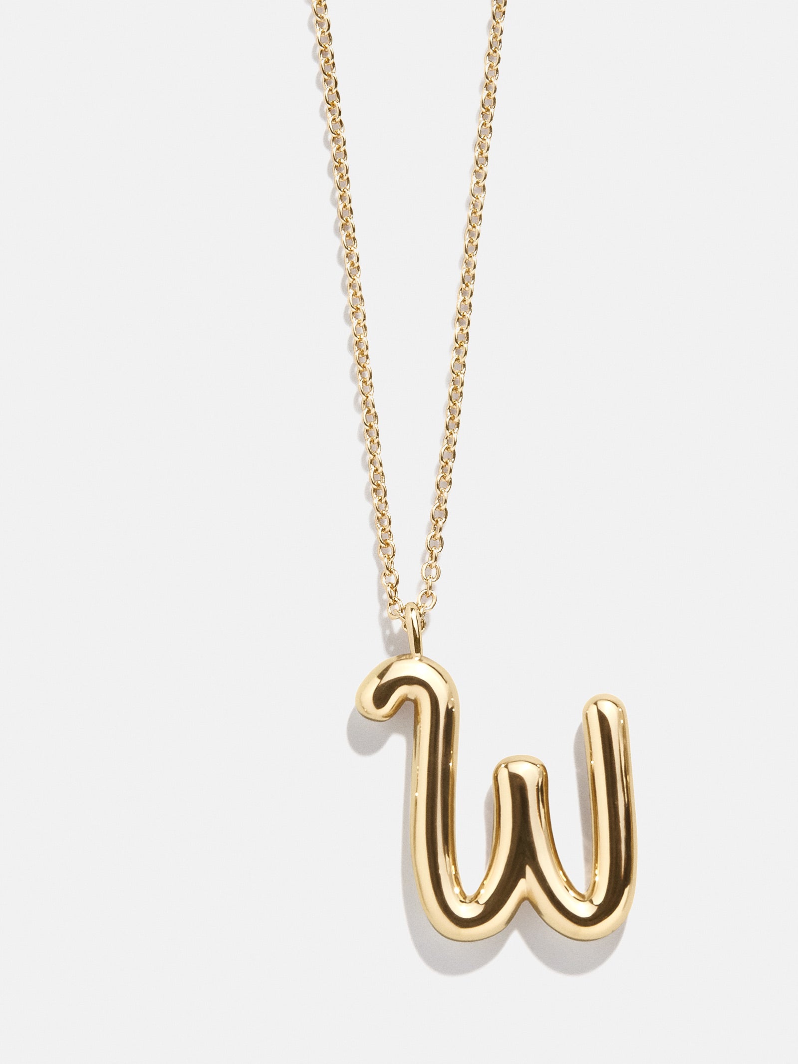 Bubble Script Initial Necklace - Bubble Script - Image 25