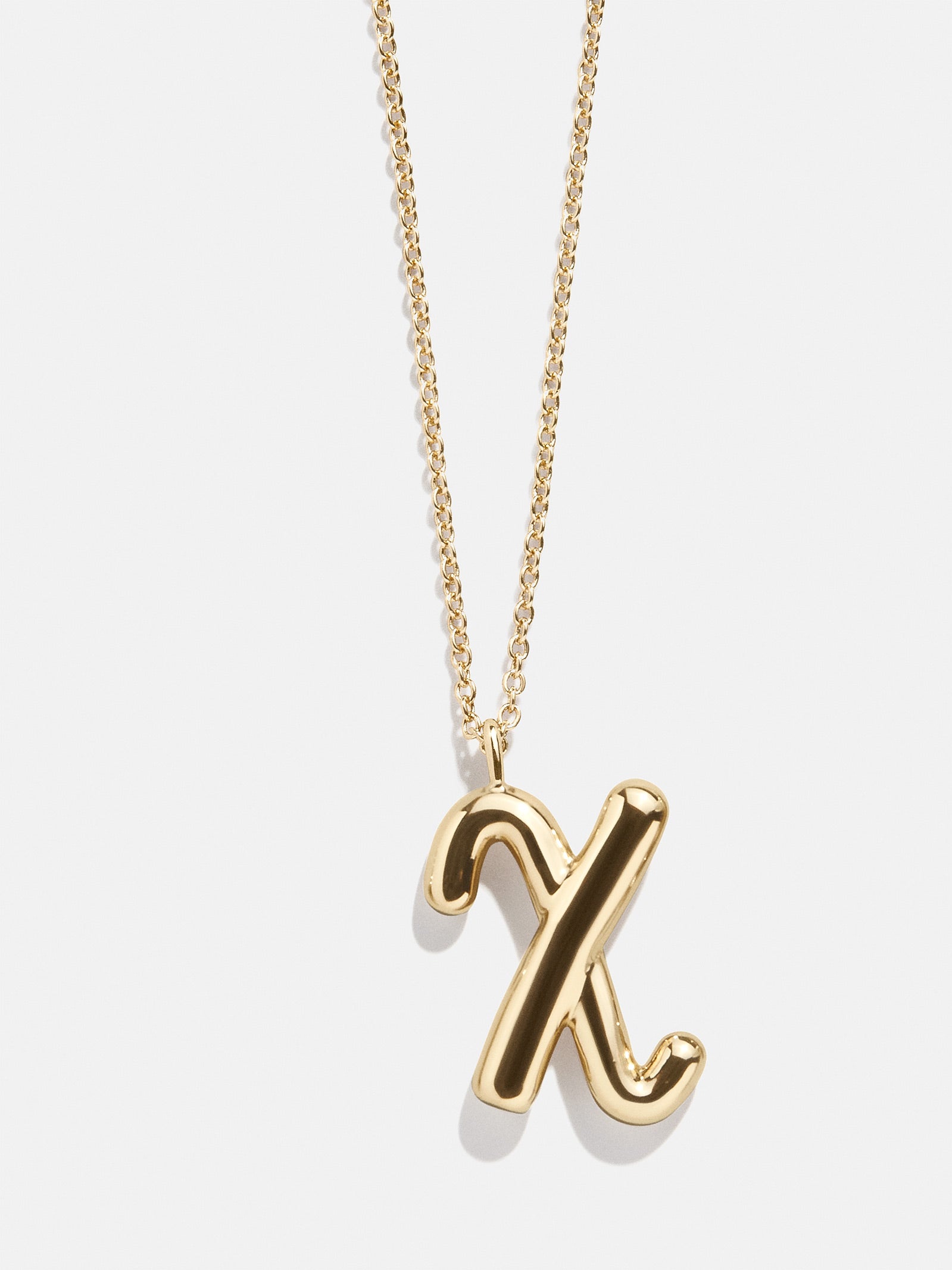 Bubble Script Initial Necklace - Bubble Script - Image 26