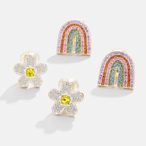 Happy Days Kids' Earring Set - Happy Days Rainbow & Flower