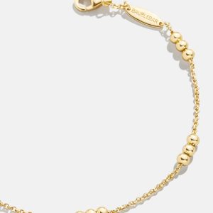 Rylee 18K Gold Bracelet - Gold Bead