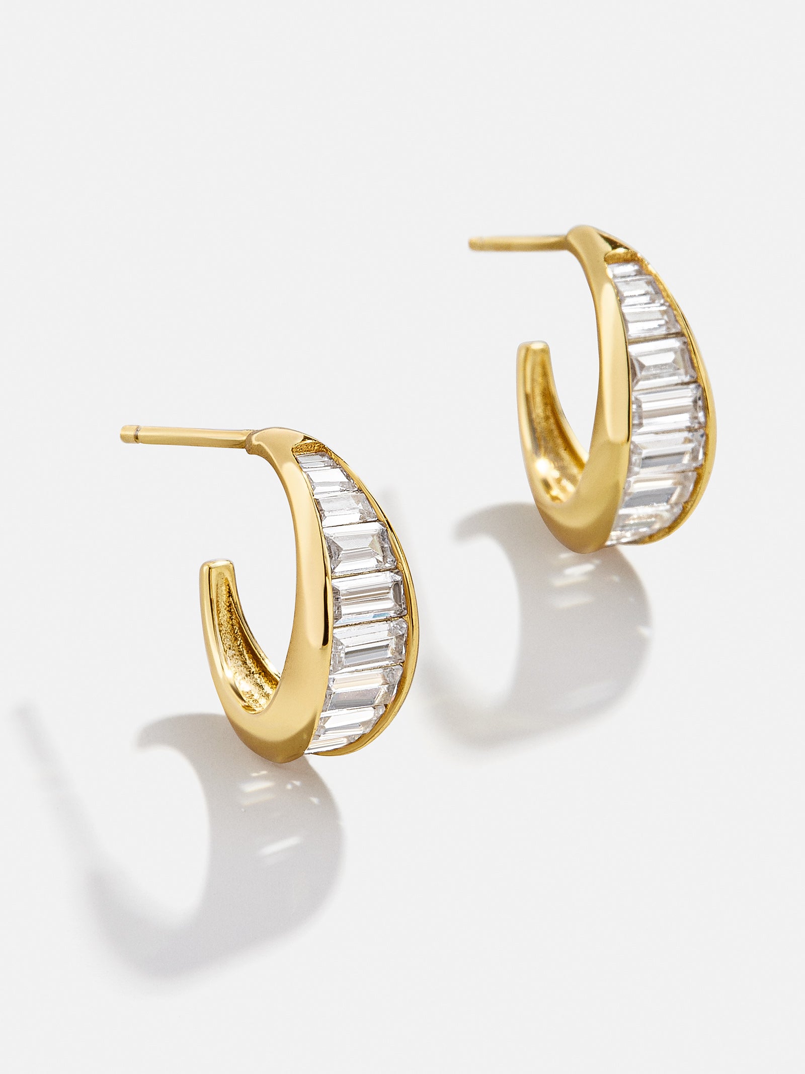 Tina 18K Gold Earrings - Gold/Pav??