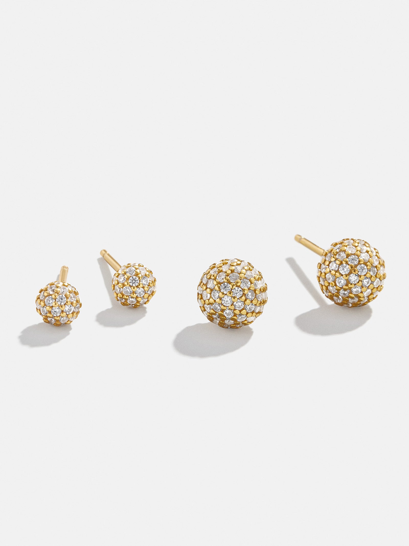 Dorothea 18K Gold Earrings - Gold/Pav?? - Image 5