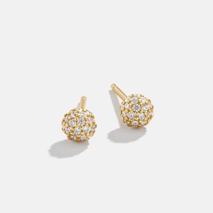 Dorothea 18K Gold Earrings - Gold/Pav??