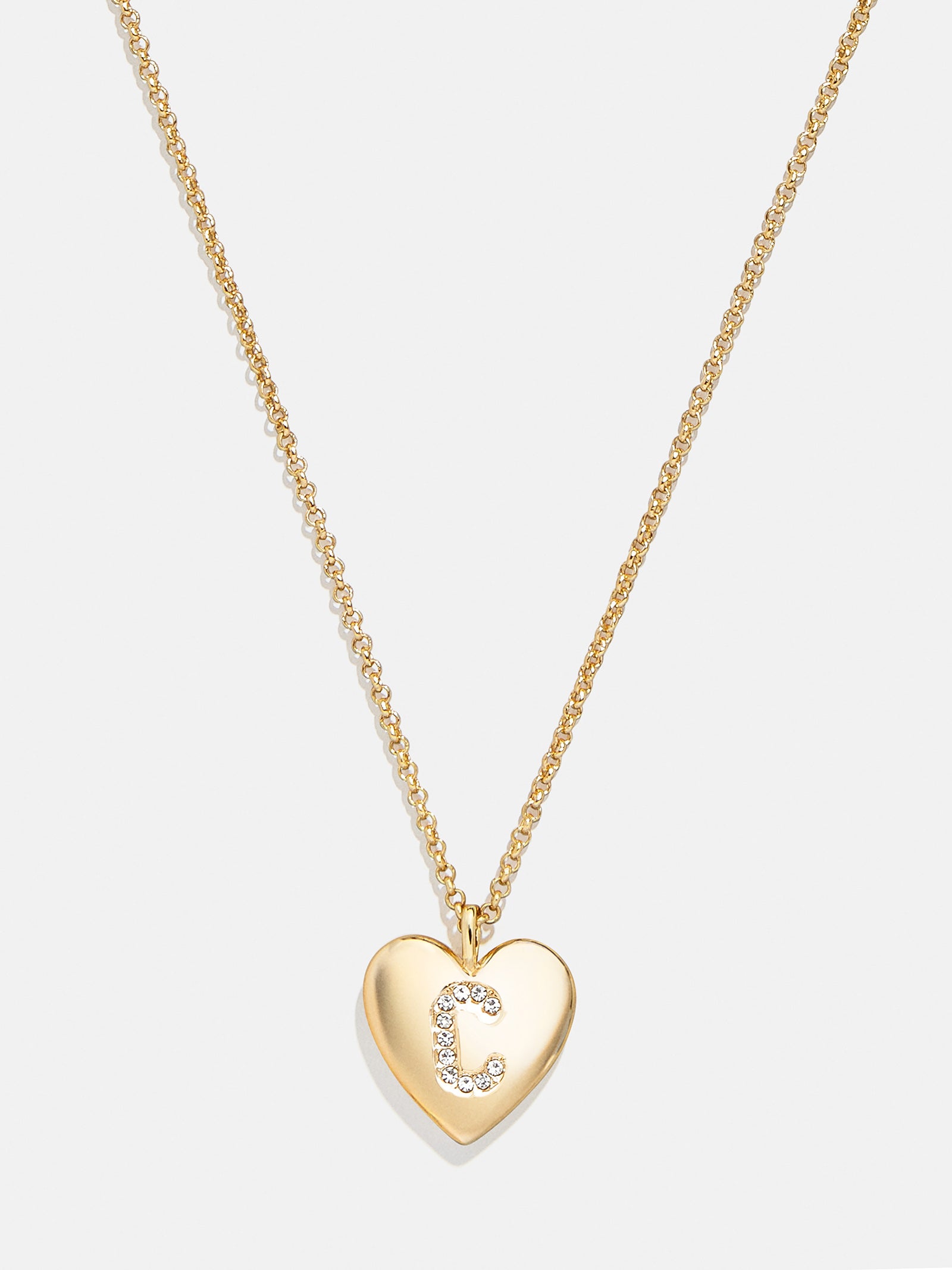 Little Love Kids' Initial Heart Necklace - Gold - Image 6