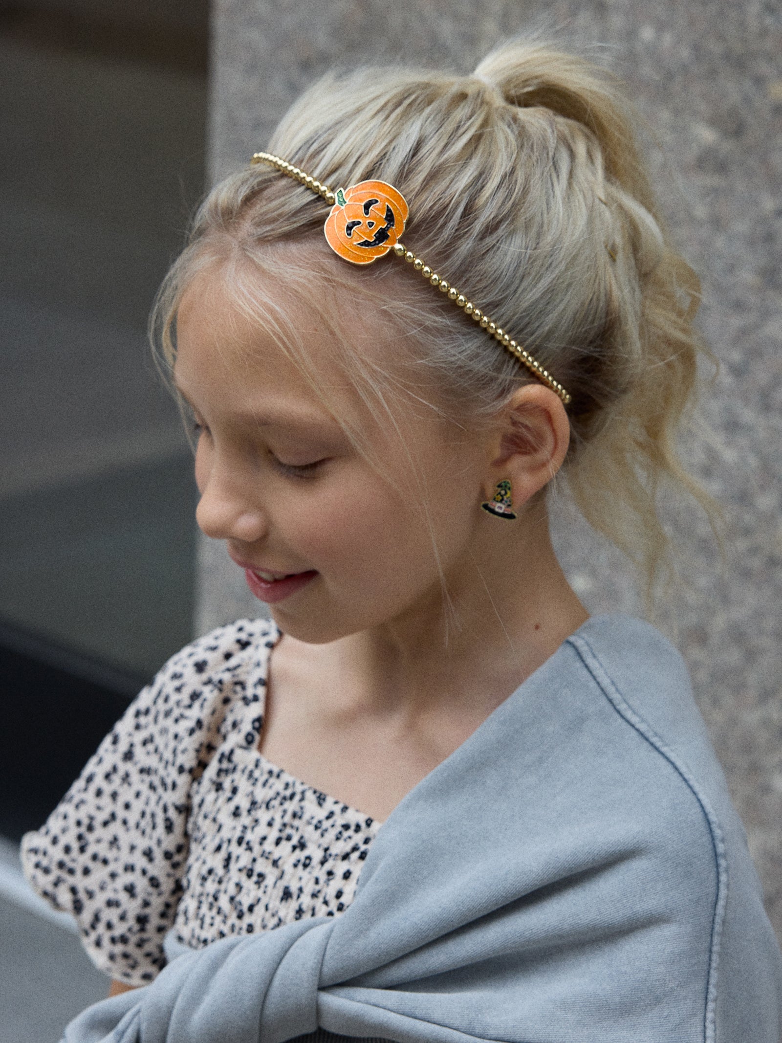 Hair Scare Kids' Headband - Gold/Orange - Image 2