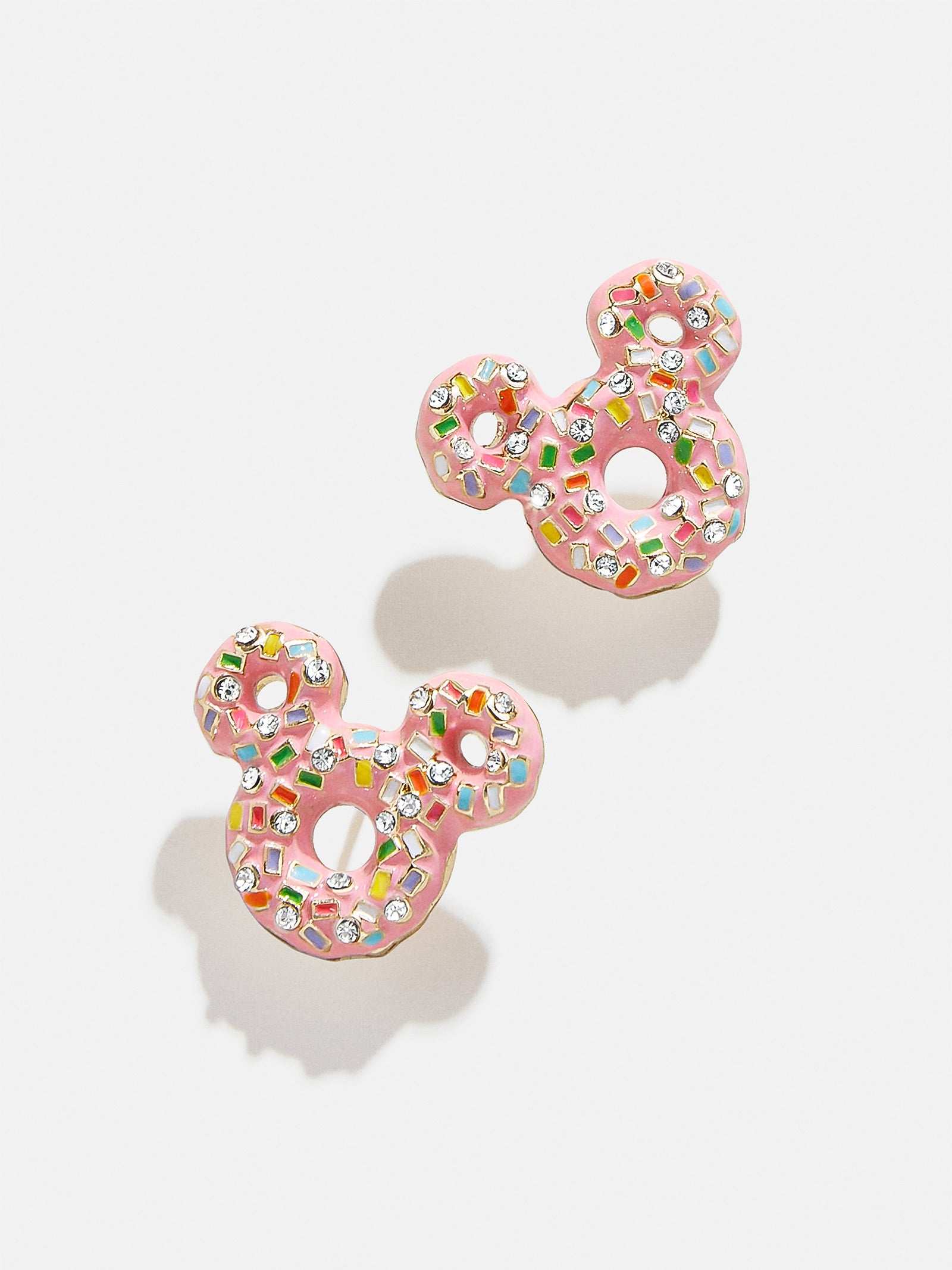 Mickey Mouse Disney Pink Donut Stud Earrings - Disney Pink Donut Earring