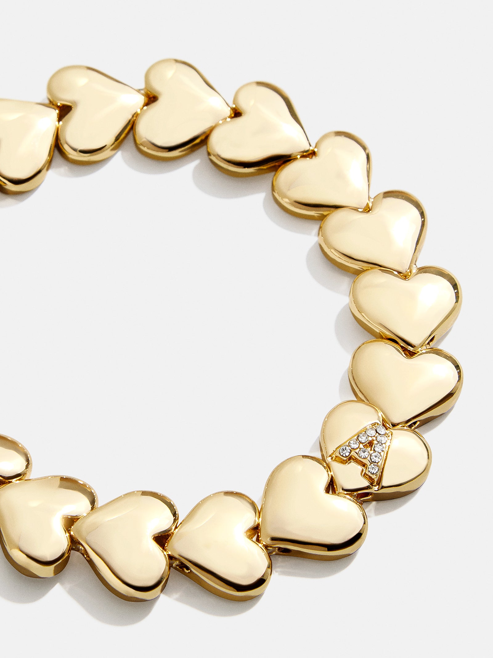 Caroline Initial Bracelet - Gold/Pav??