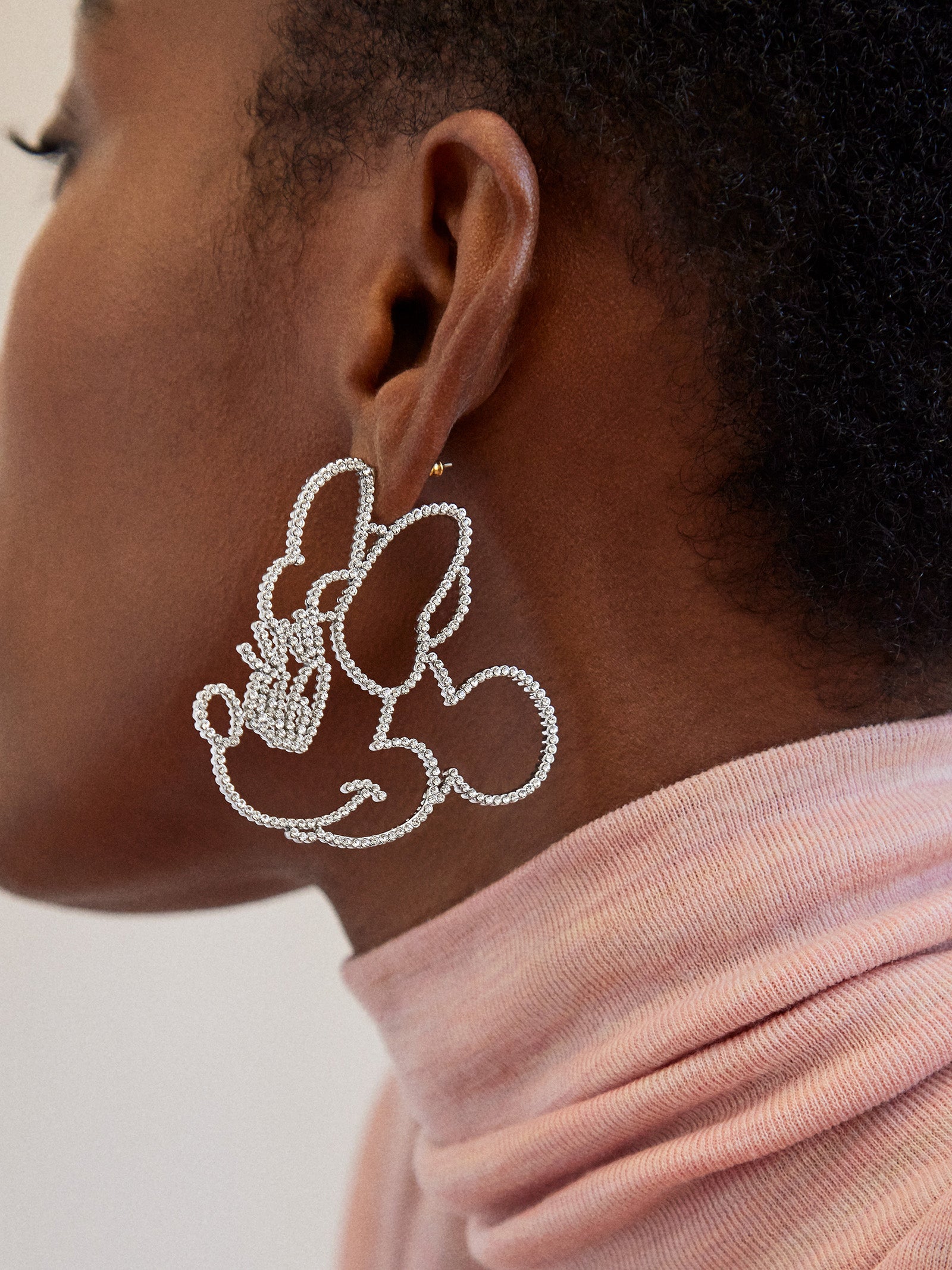 Minnie Mouse Disney Outline Earrings - Minnie Mouse - Image 4