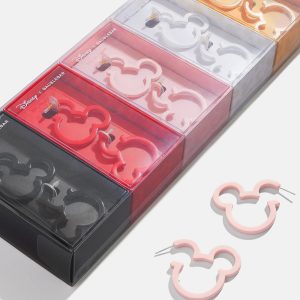 Mickey Mouse Disney Hoop Earrings Set - Multi