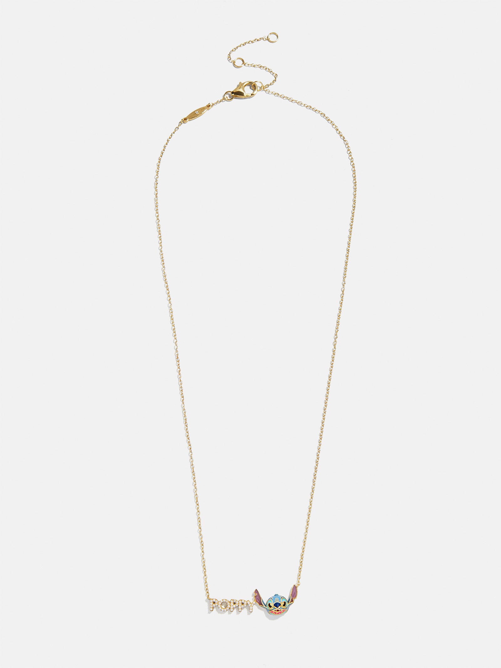 Disney Stitch Custom Nameplate Necklace - Mini Block - Image 3