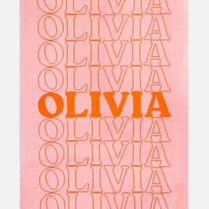 In the Bag Custom Blanket - Pink/Orange