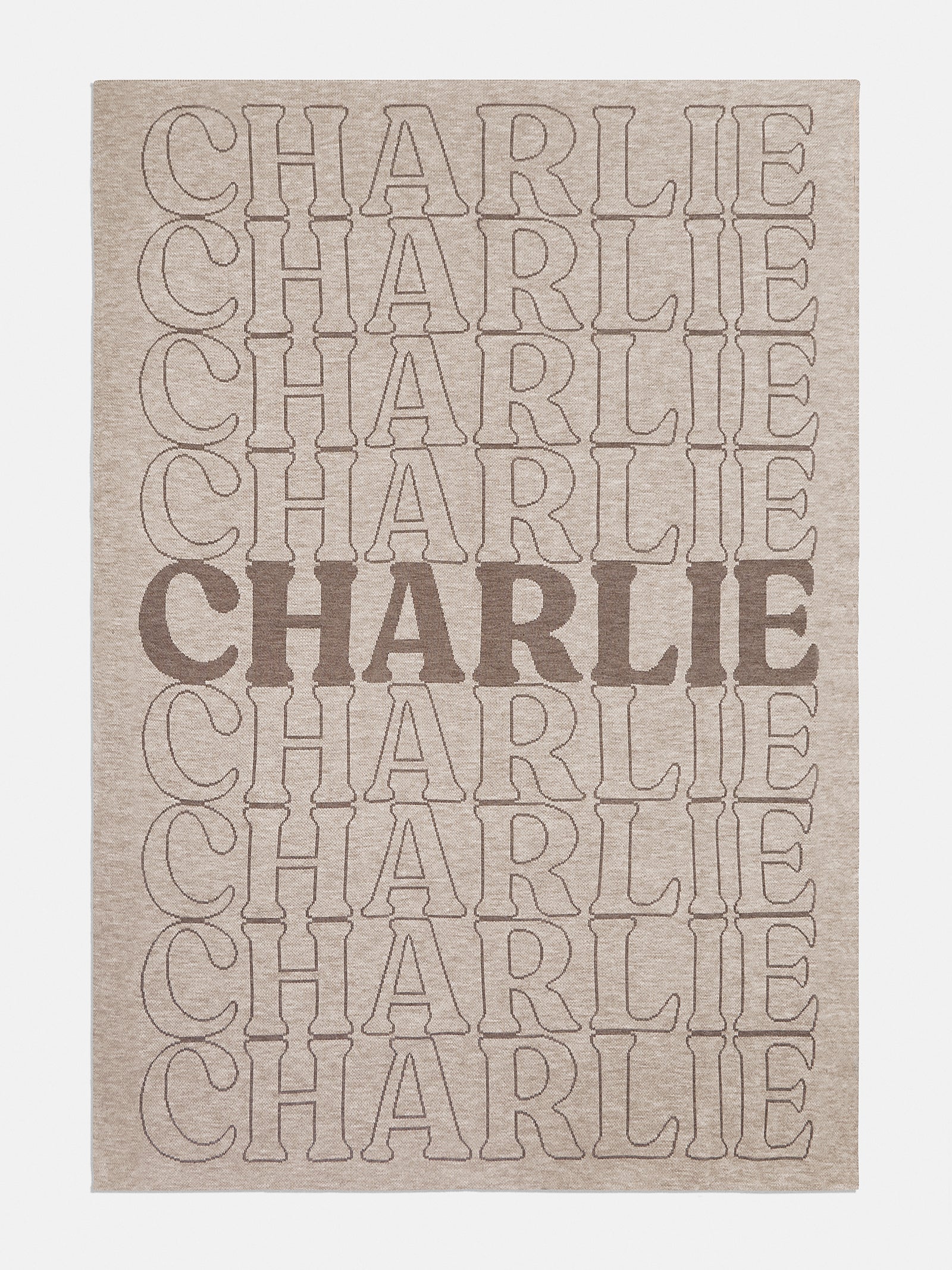 In the Bag Custom Blanket - Light Brown/Brown