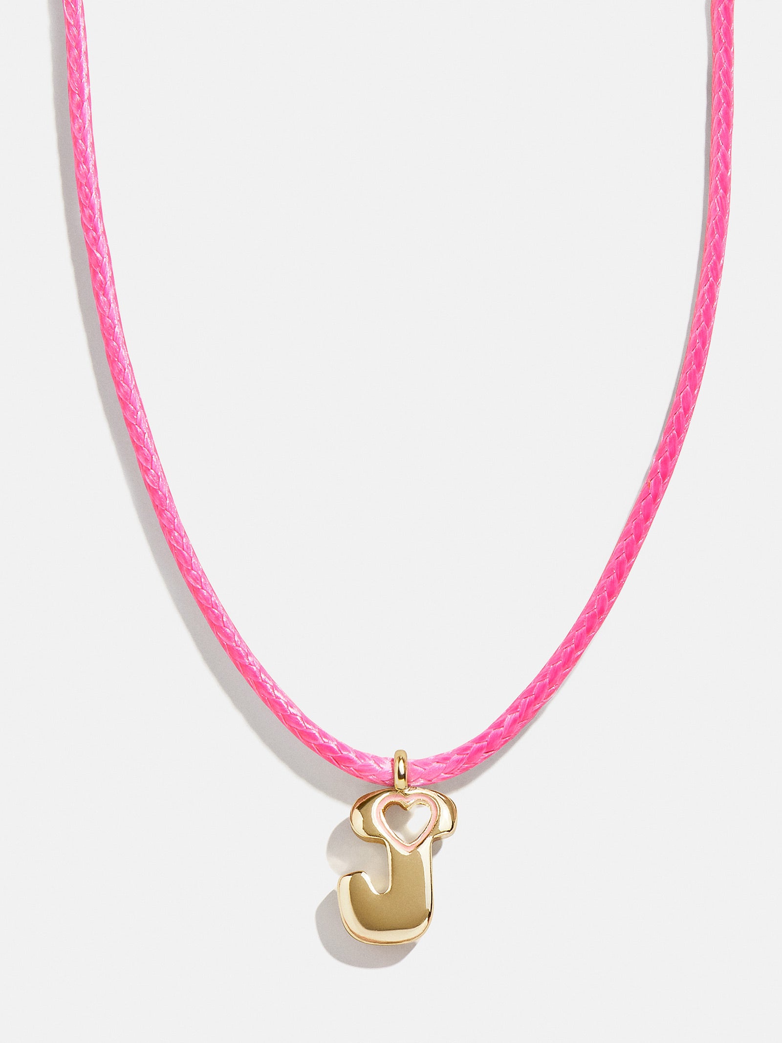 Pretty in Pink Kids Initial Necklace - Light Pink - Image 12