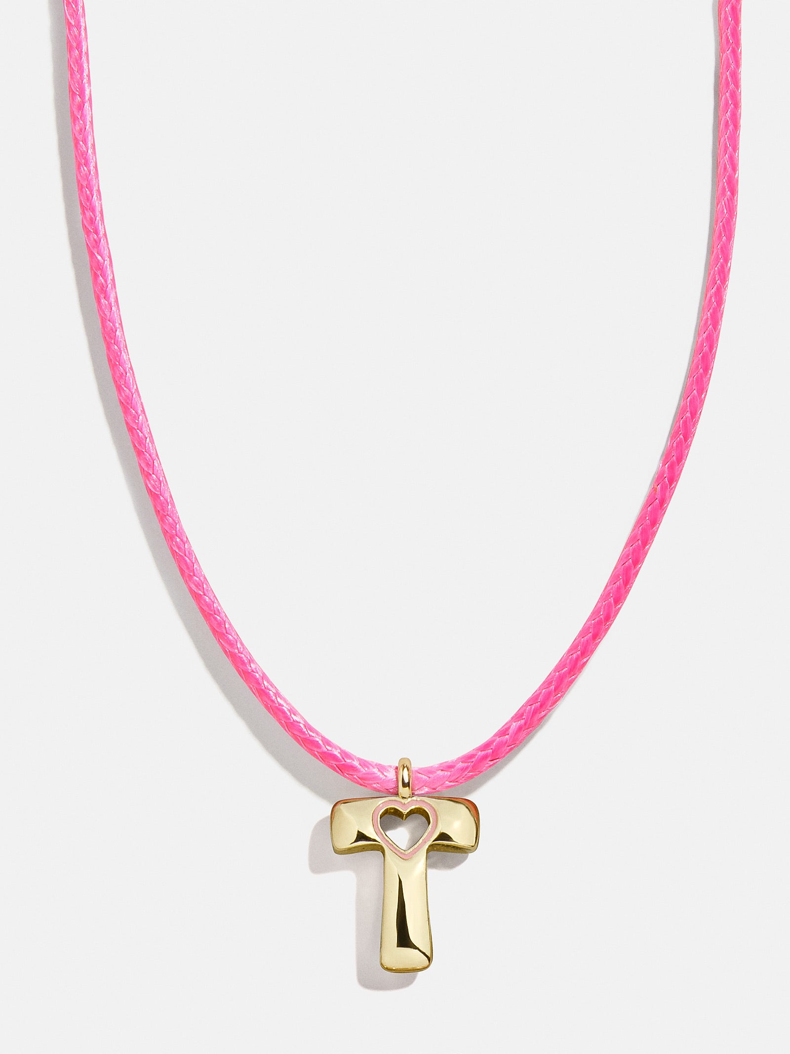 Pretty in Pink Kids Initial Necklace - Light Pink - Image 21
