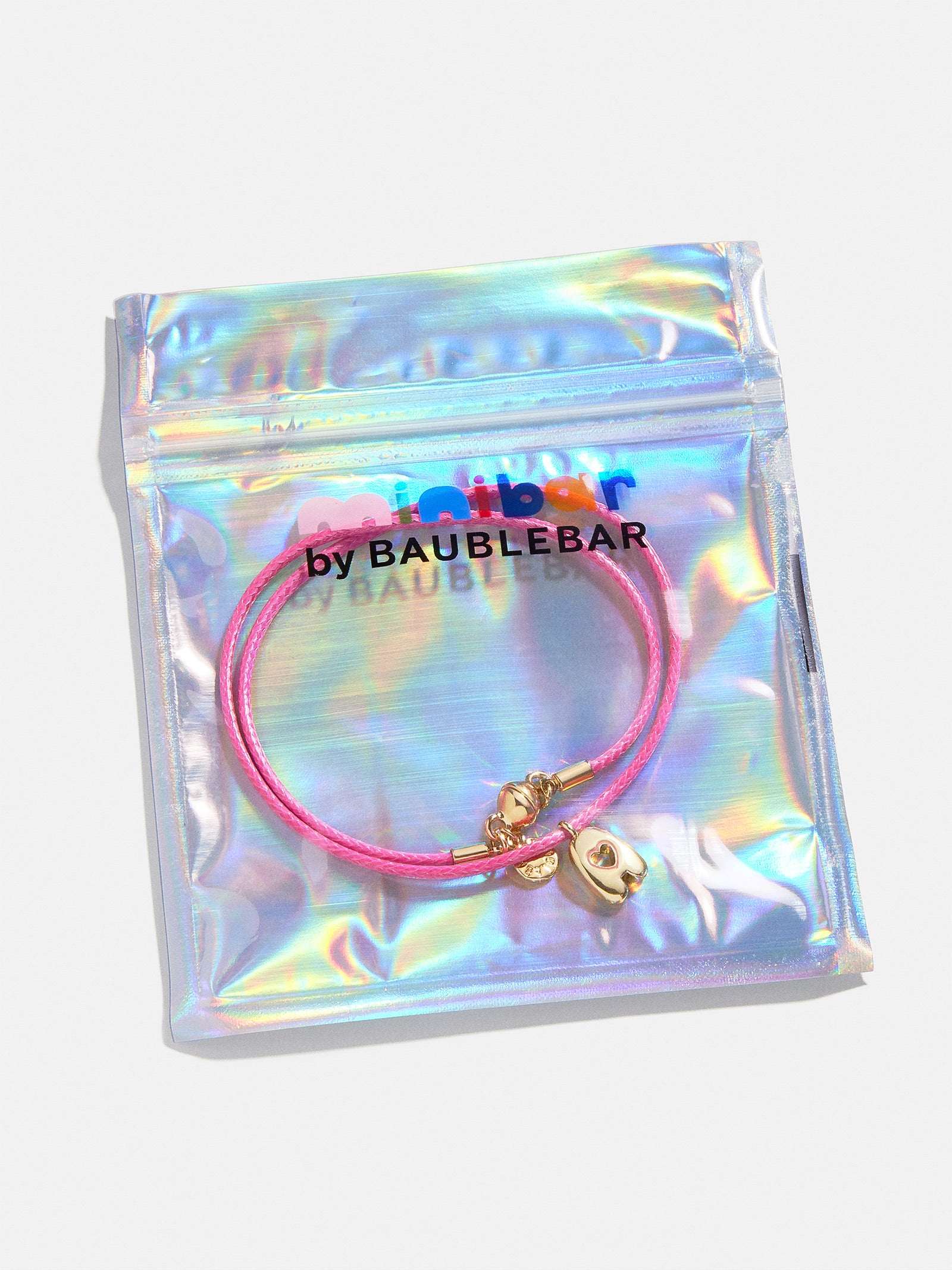 Pretty in Pink Kids Initial Necklace - Light Pink - Image 26