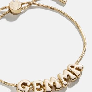 Bubble Slider Custom Bracelet - Bubble Single Strand