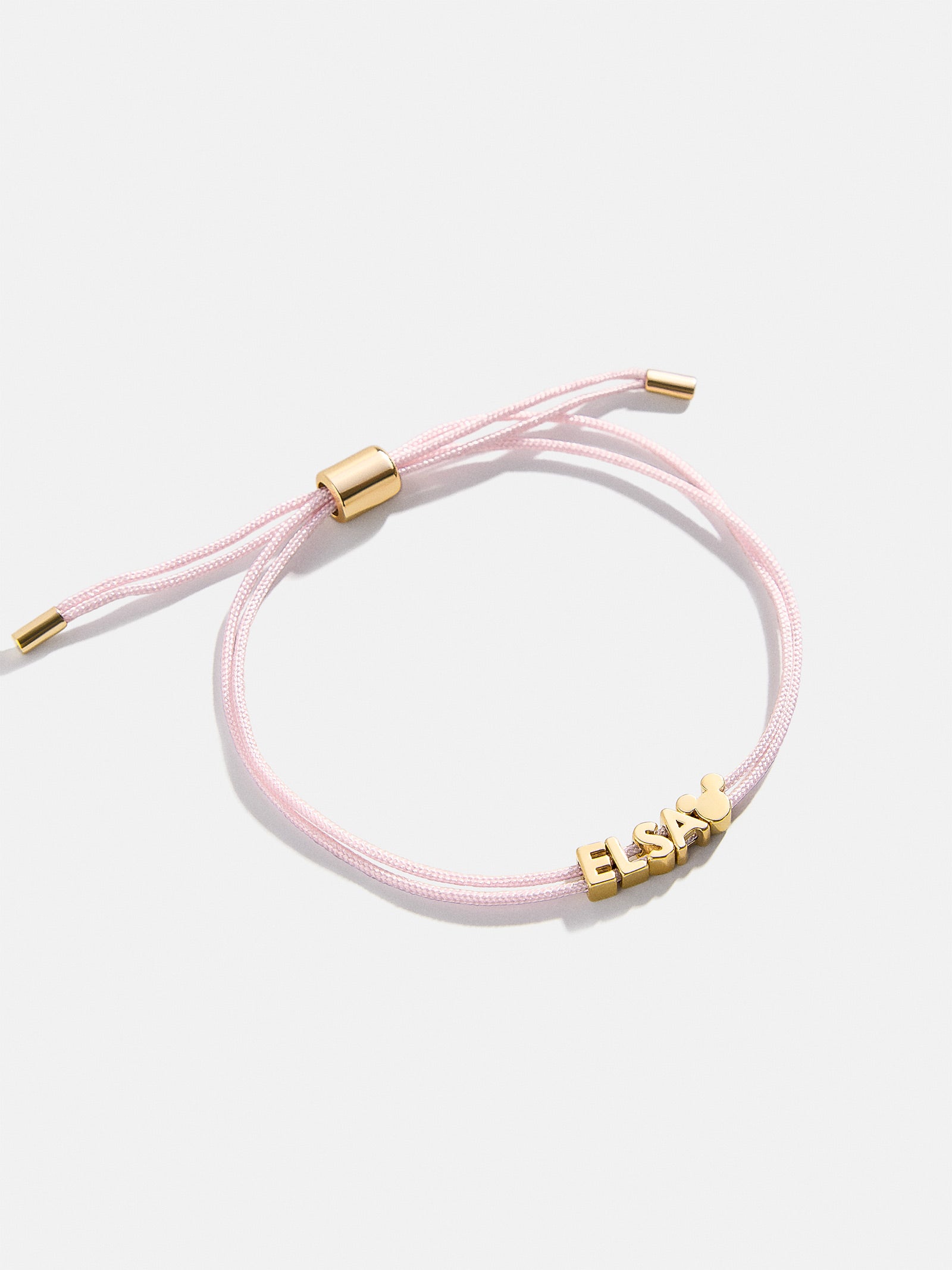 Disney Mickey Mouse Custom Cord Bracelet - Light Pink - Image 3