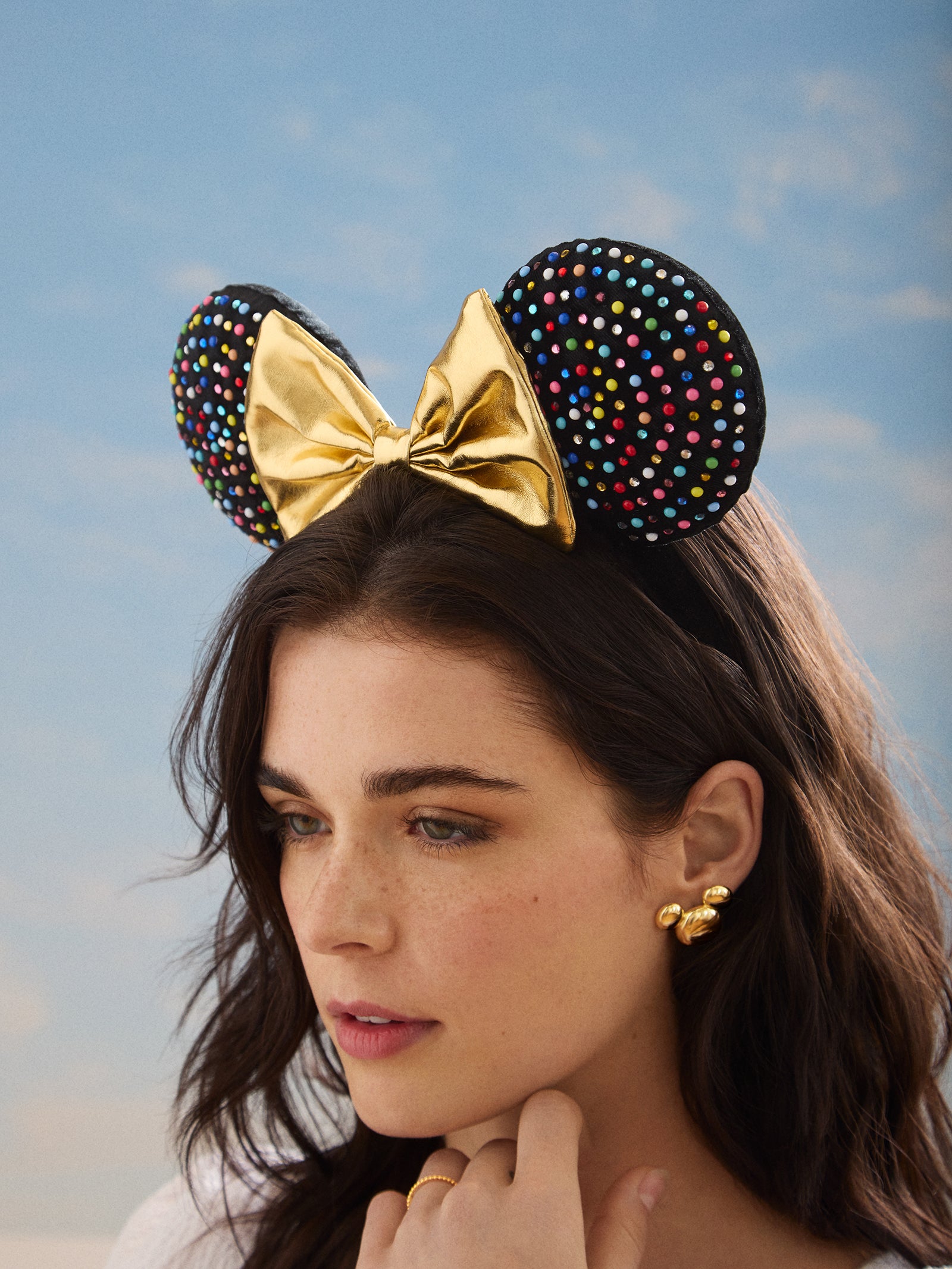 Minnie Mouse Disney Multicolored Gem Ears Headband - Minnie Mouse Multicolored Gem Ears - Image 2