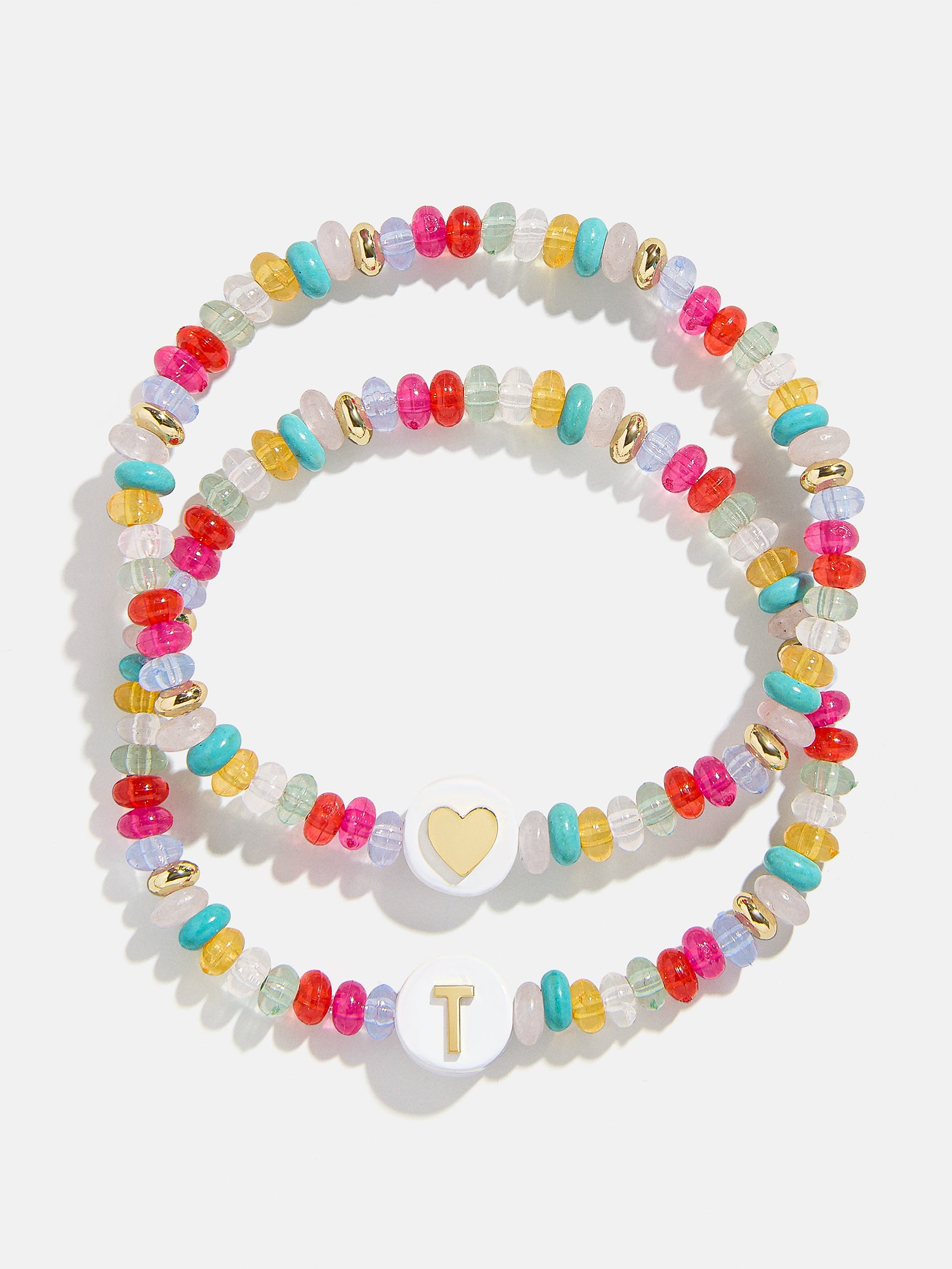 Kids' Initial & Heart Bracelet Set - Multi - Image 20