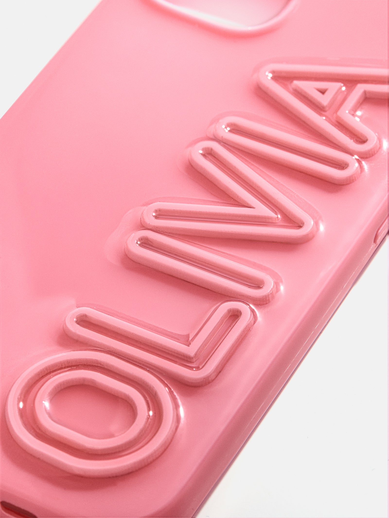Fine Line Custom iPhone Case - Pink - Image 2