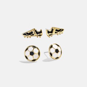 Just For Kicks Earring Set - Soccer