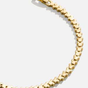 Mickey Mouse Disney Repeating Tennis Bracelet - Gold