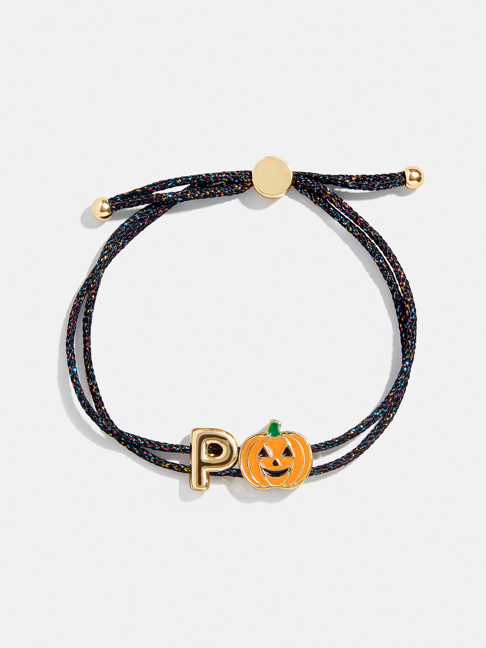 Kids' Halloween Initial Bracelet - Black/Orange - Image 18