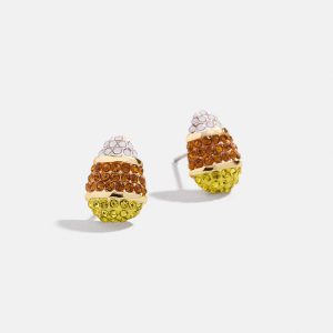 Not Too Corny Stud Earrings - Candy Corn