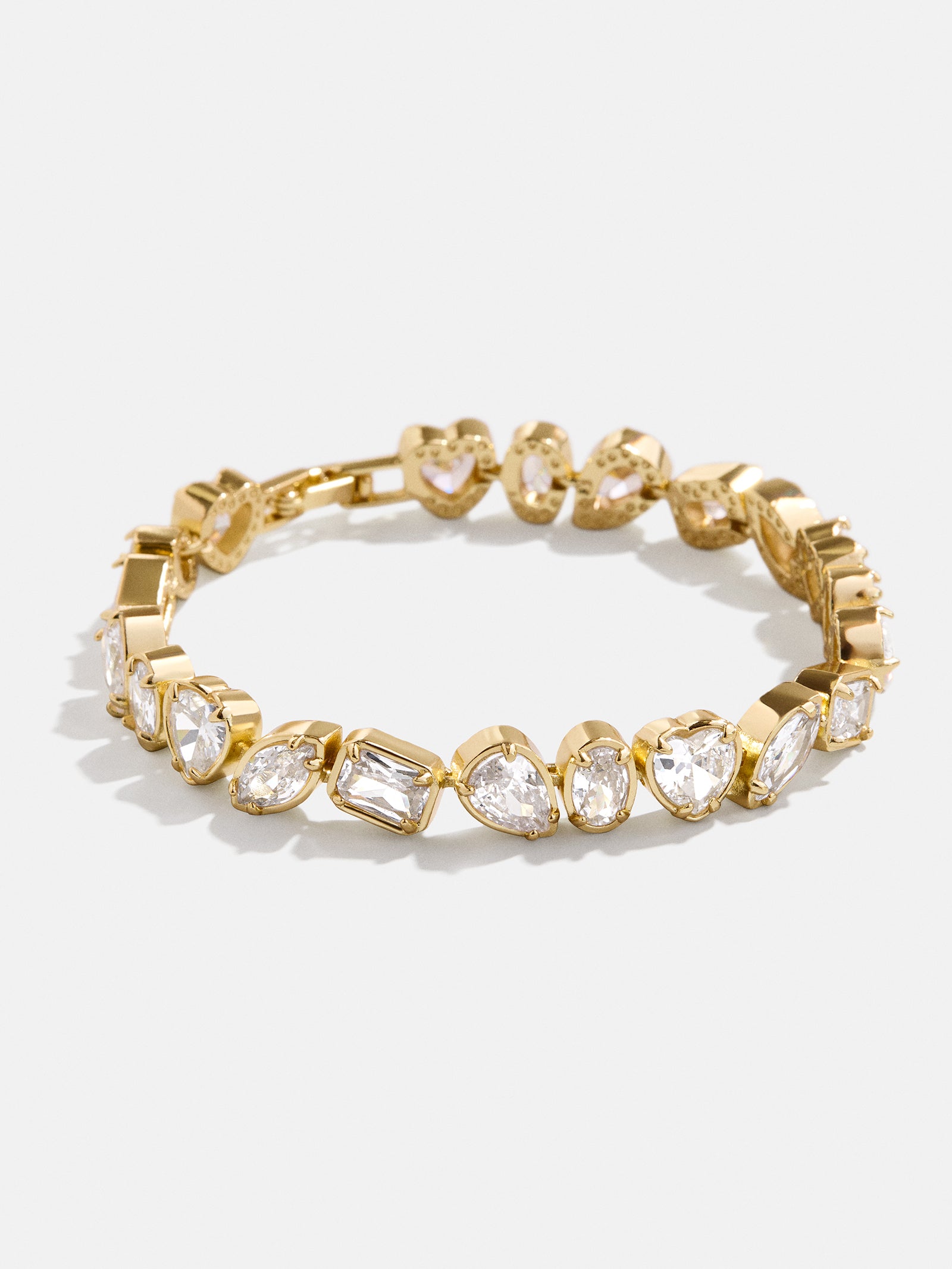 Eva Tennis Bracelet - Gold/Pav?? - Image 3