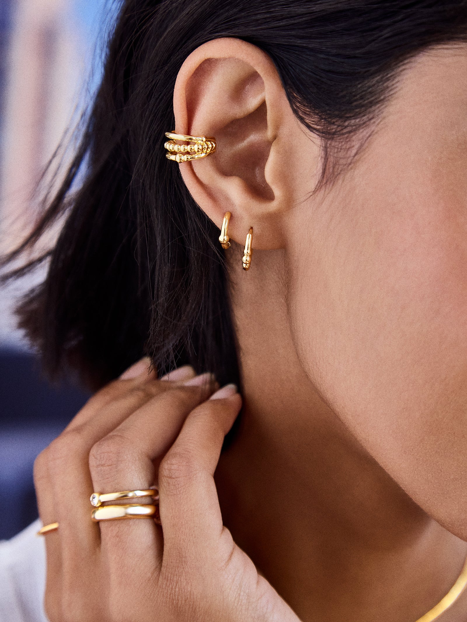 Blythe Earring Set - Gold - Image 2