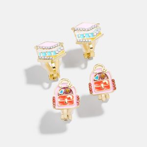 Hit The Books Kids' Clip-On Earring Set - Hit The Books