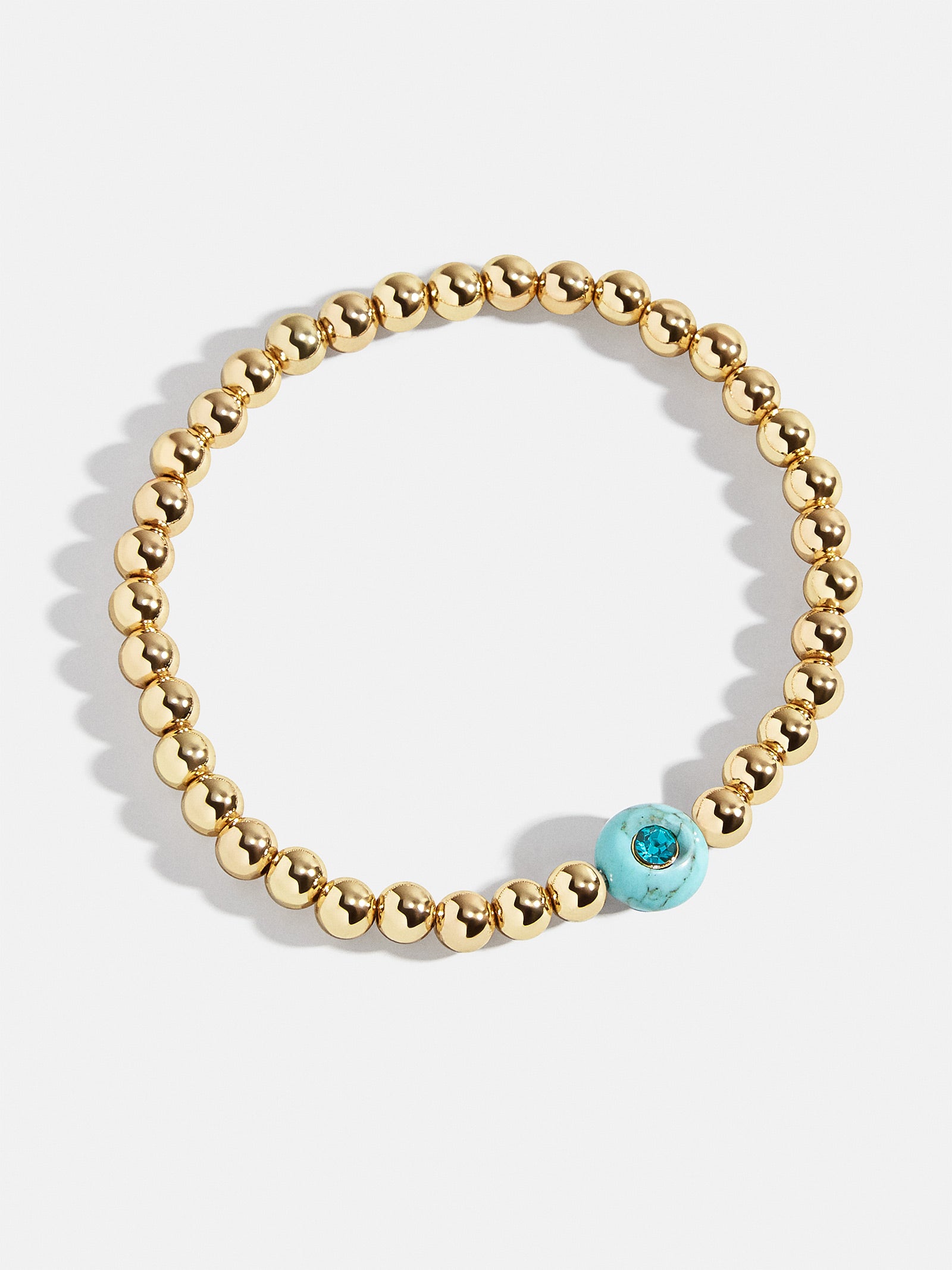 Semi-Precious Birthstone Pisa Bracelet - Blue Zircon - Image 3