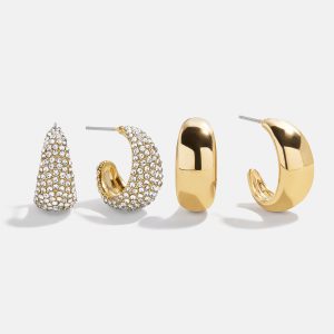 Bay Waterproof Earring Set - Gold/Pav??