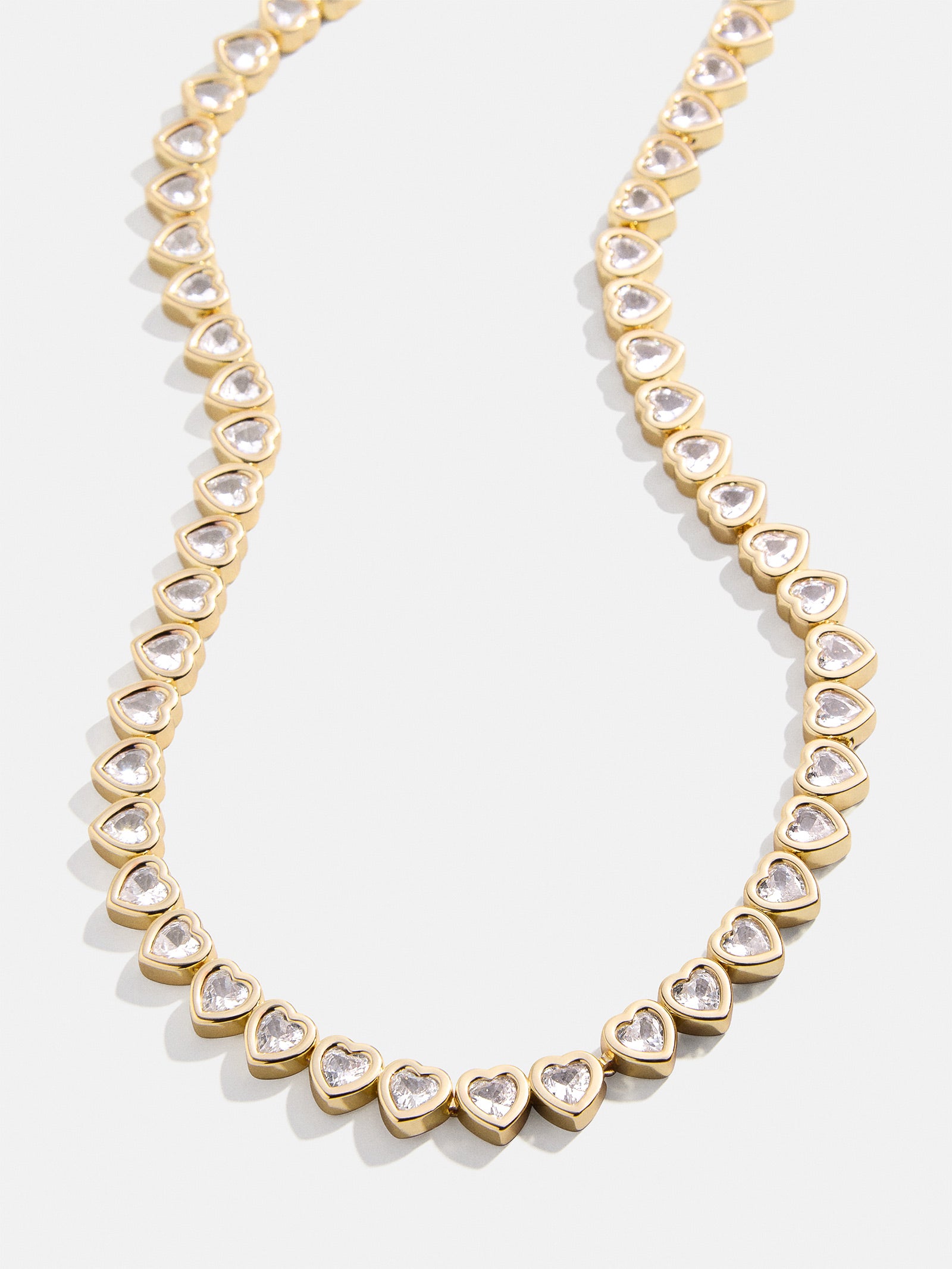 Haley Tennis Necklace - Gold/Pav??
