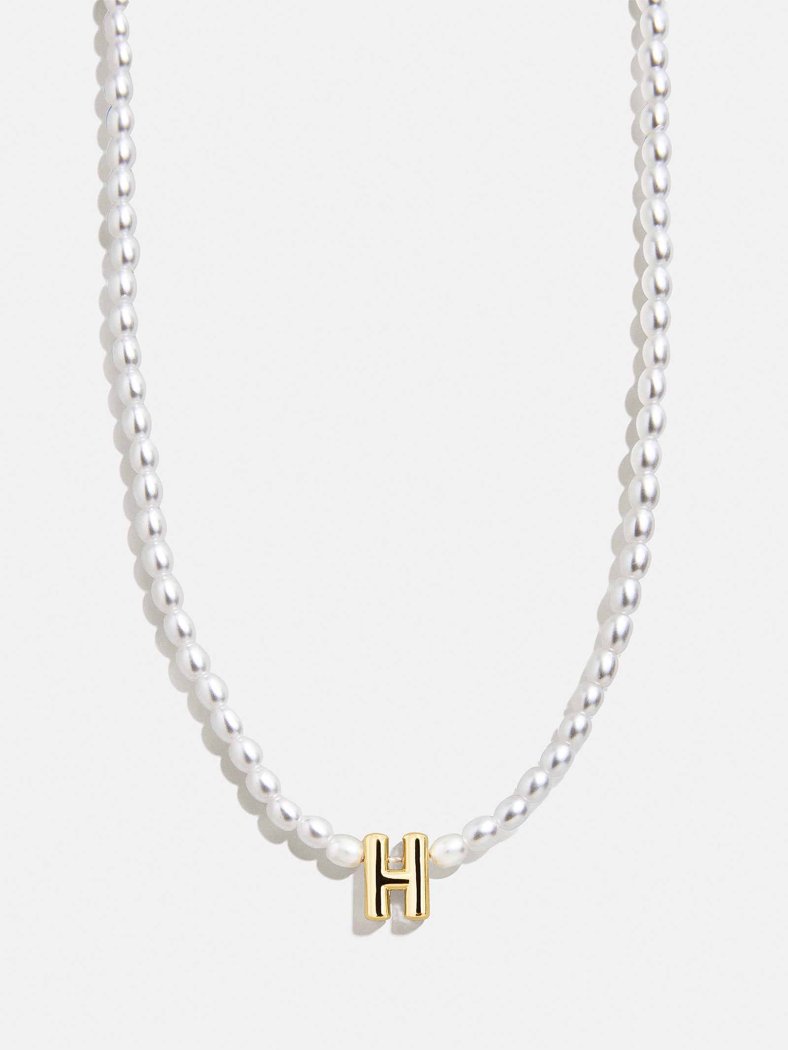 Playful Pearls Kids' Initial Necklace - Gold/Pearl - Image 10