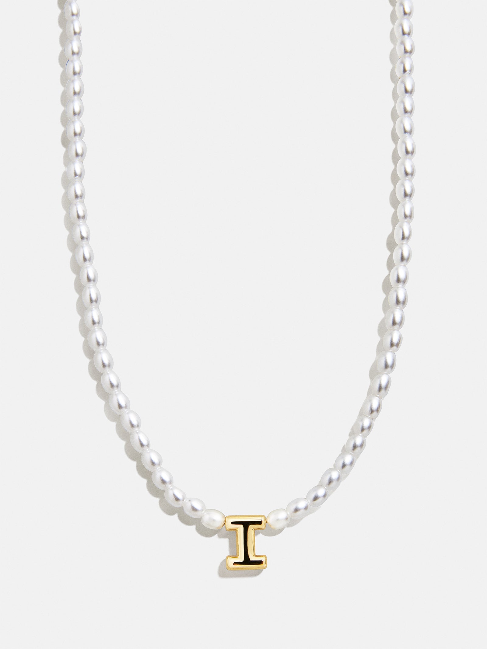 Playful Pearls Kids' Initial Necklace - Gold/Pearl - Image 11