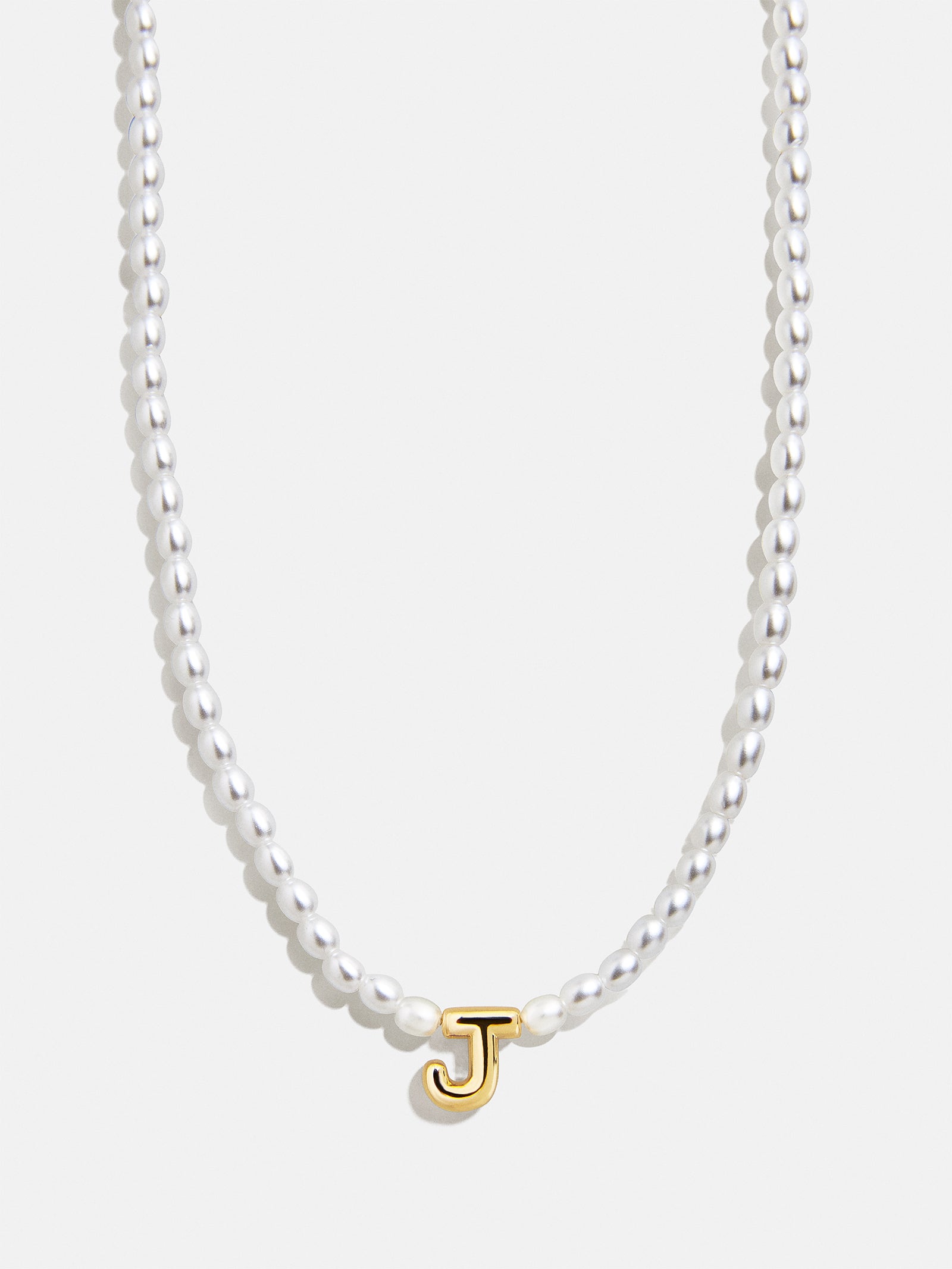 Playful Pearls Kids' Initial Necklace - Gold/Pearl - Image 12