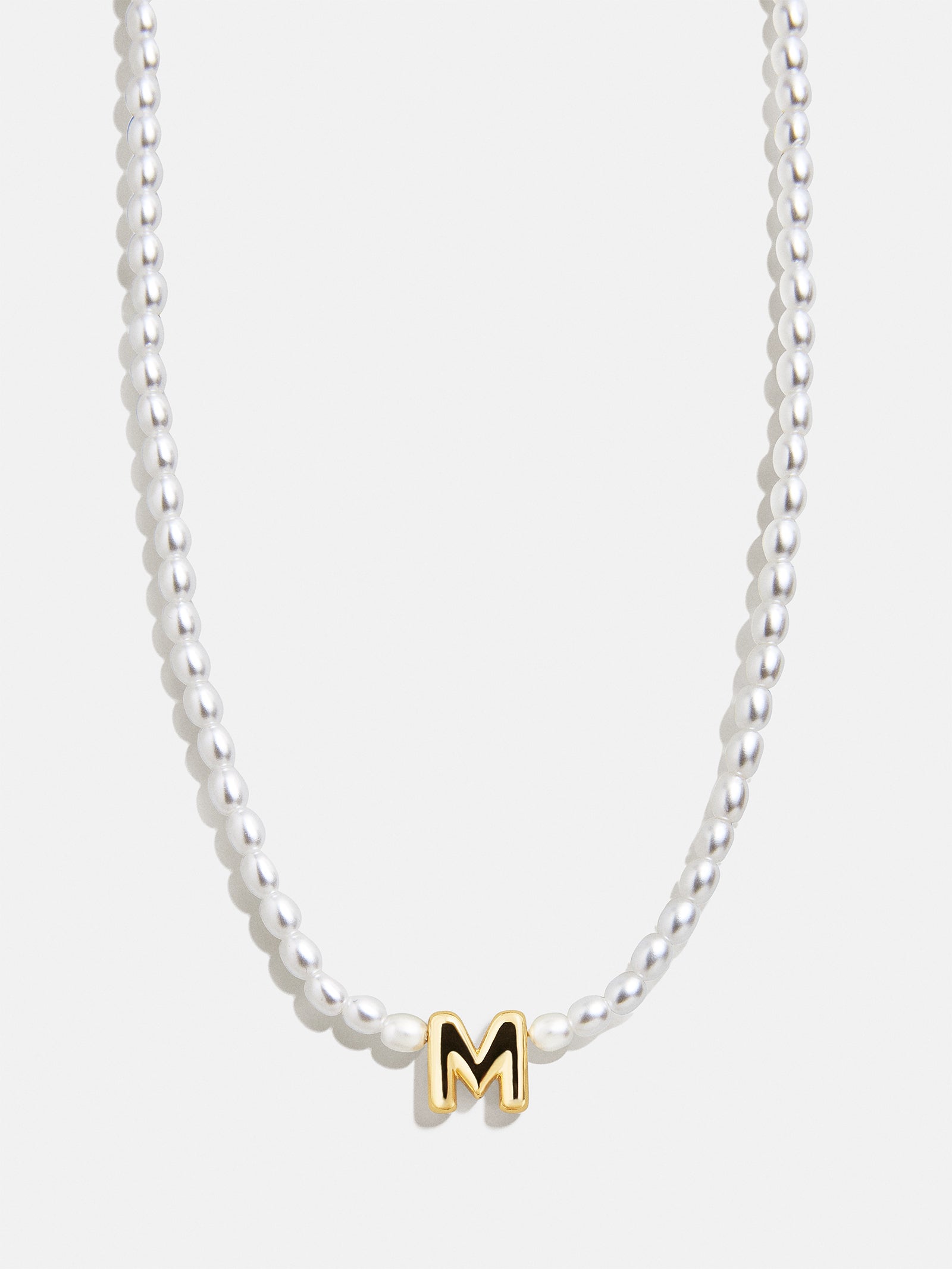 Playful Pearls Kids' Initial Necklace - Gold/Pearl - Image 15