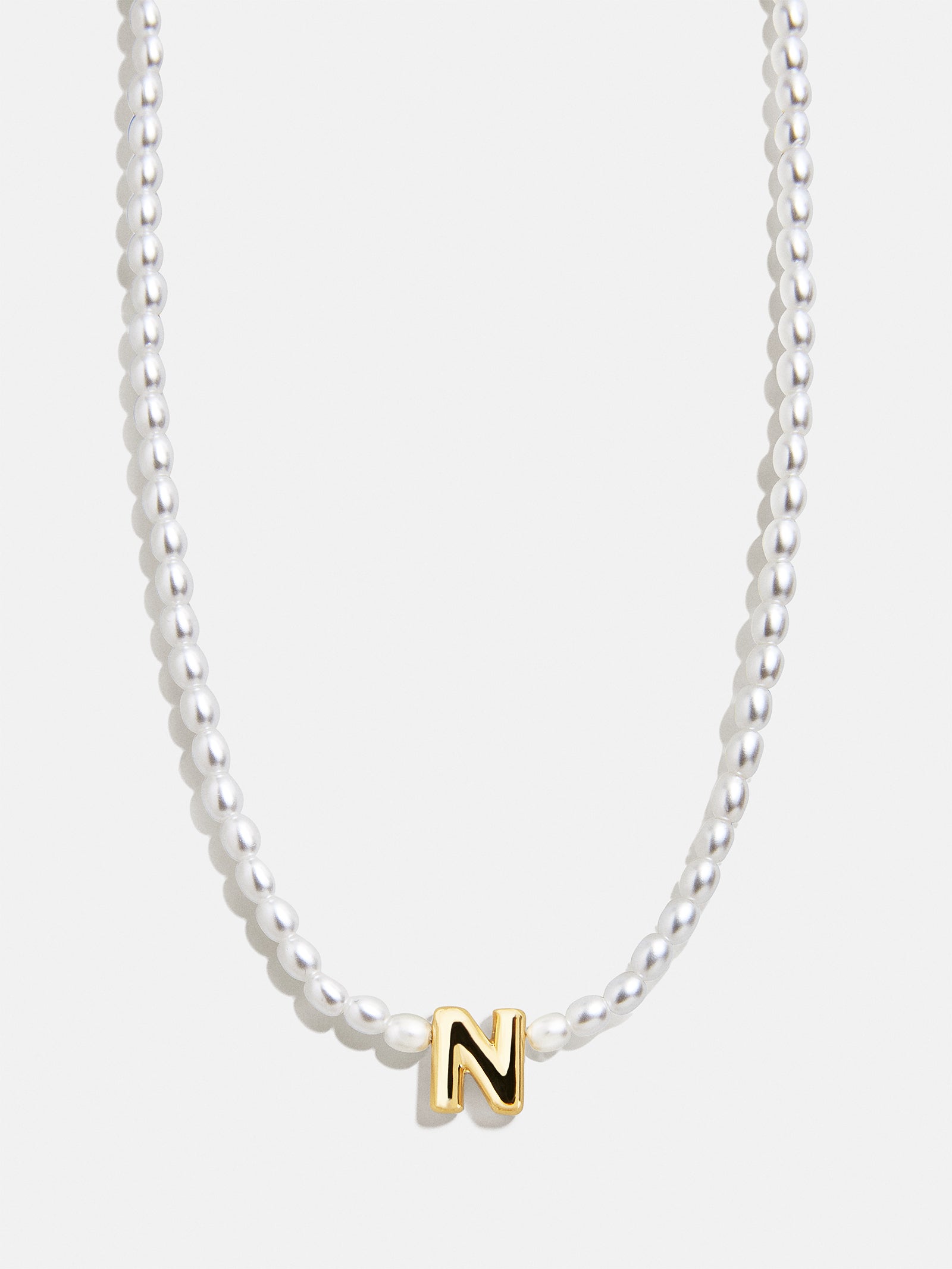Playful Pearls Kids' Initial Necklace - Gold/Pearl - Image 16