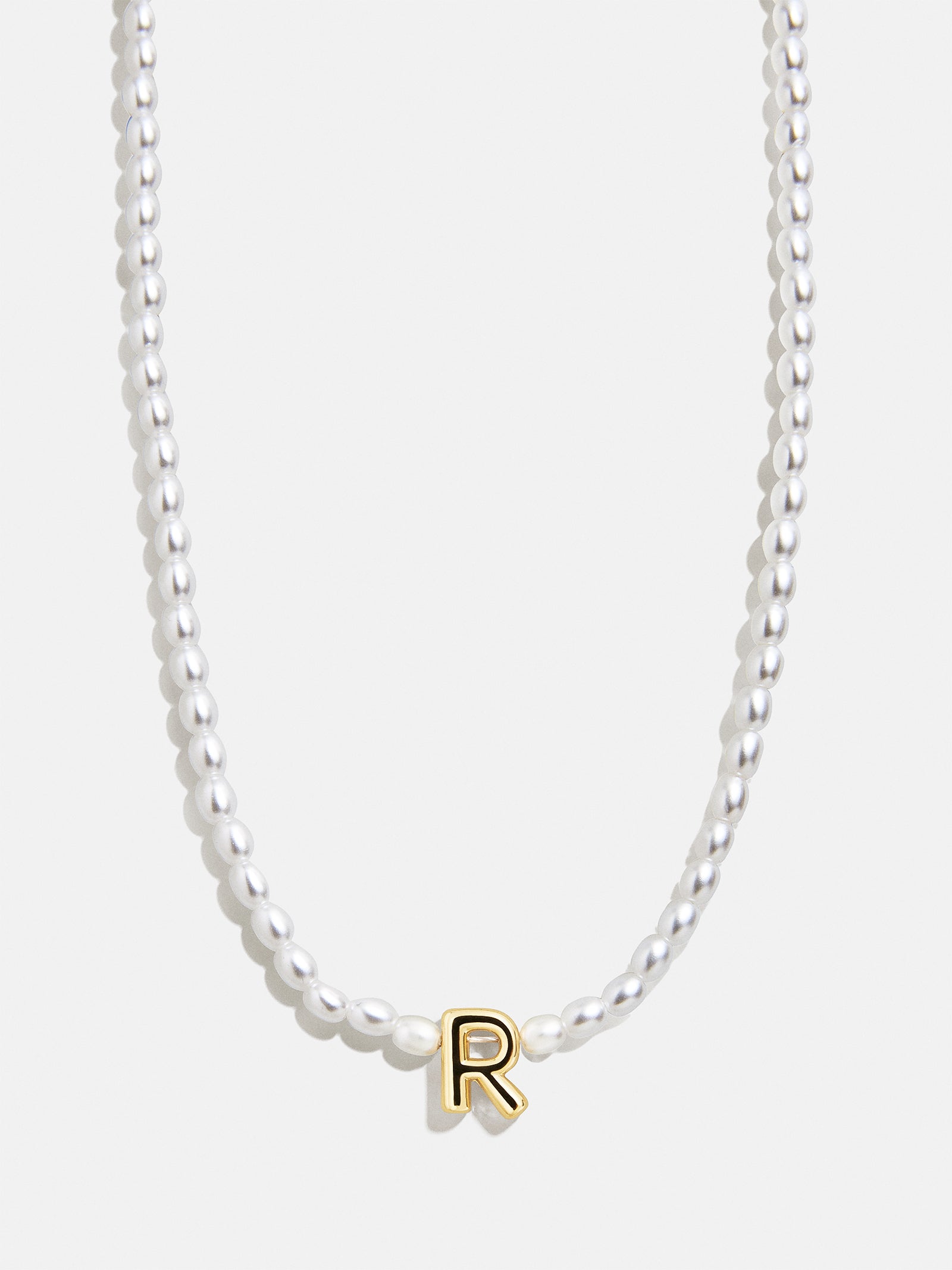 Playful Pearls Kids' Initial Necklace - Gold/Pearl - Image 20