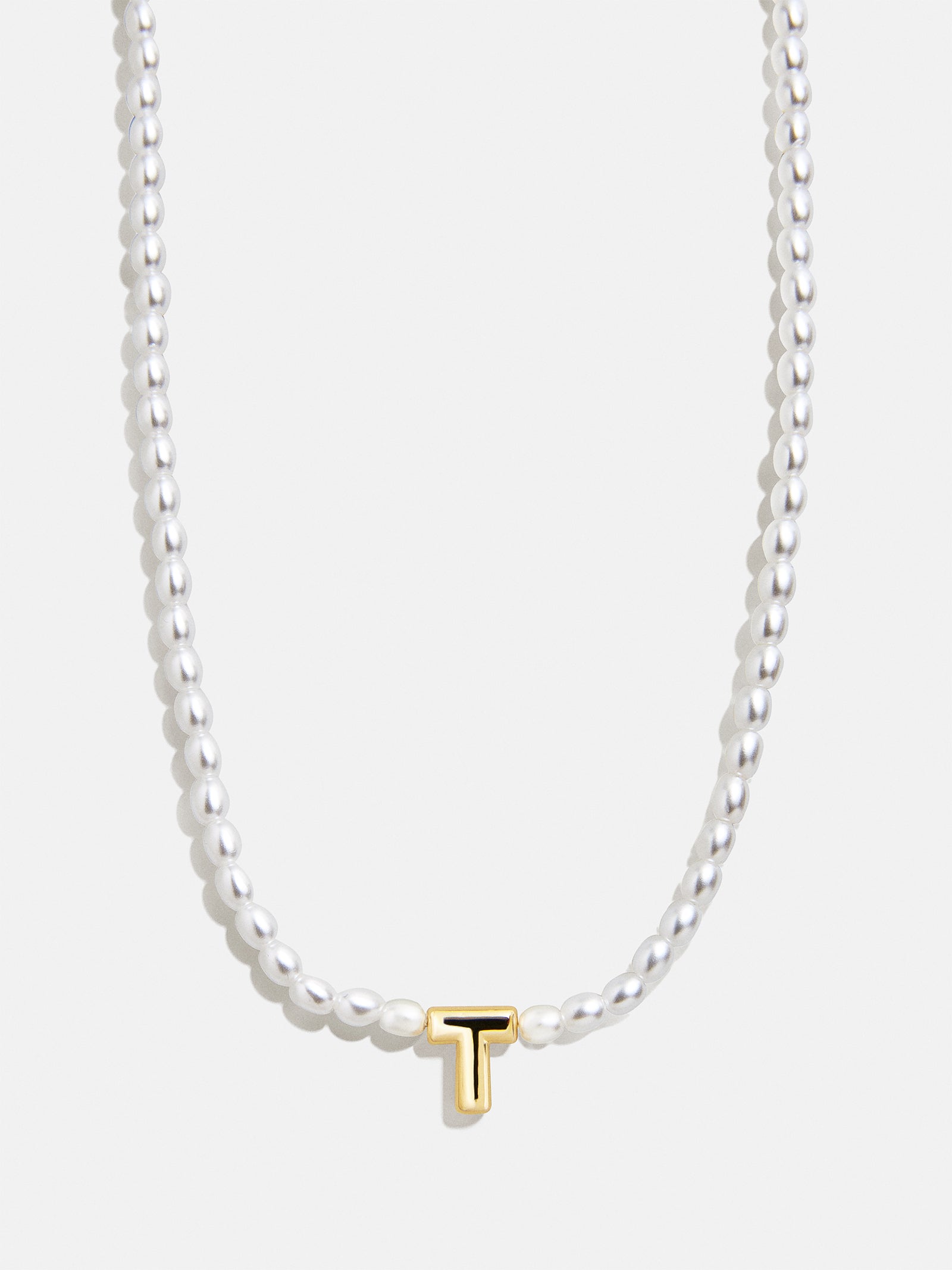 Playful Pearls Kids' Initial Necklace - Gold/Pearl - Image 22