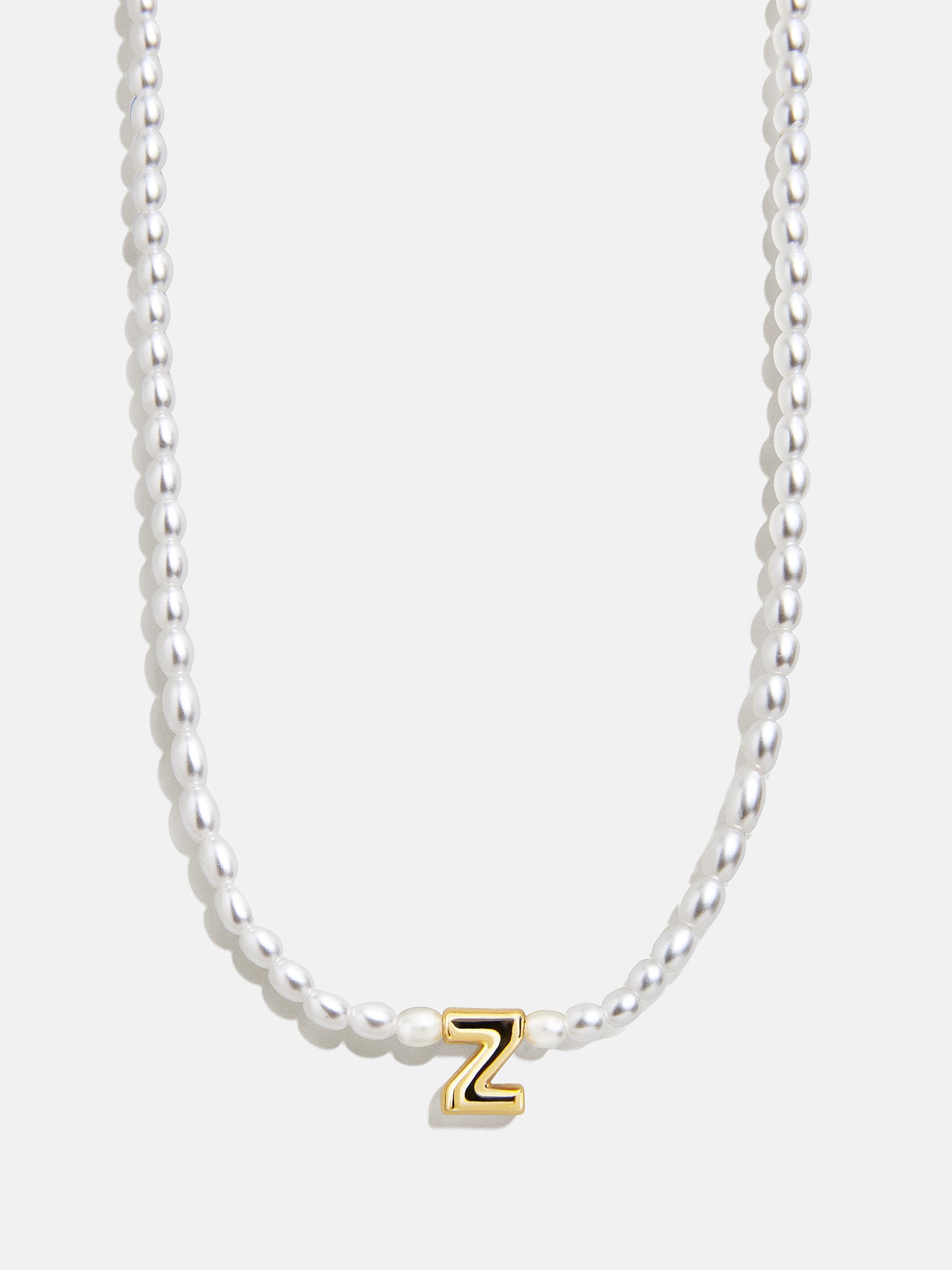Playful Pearls Kids' Initial Necklace - Gold/Pearl - Image 28