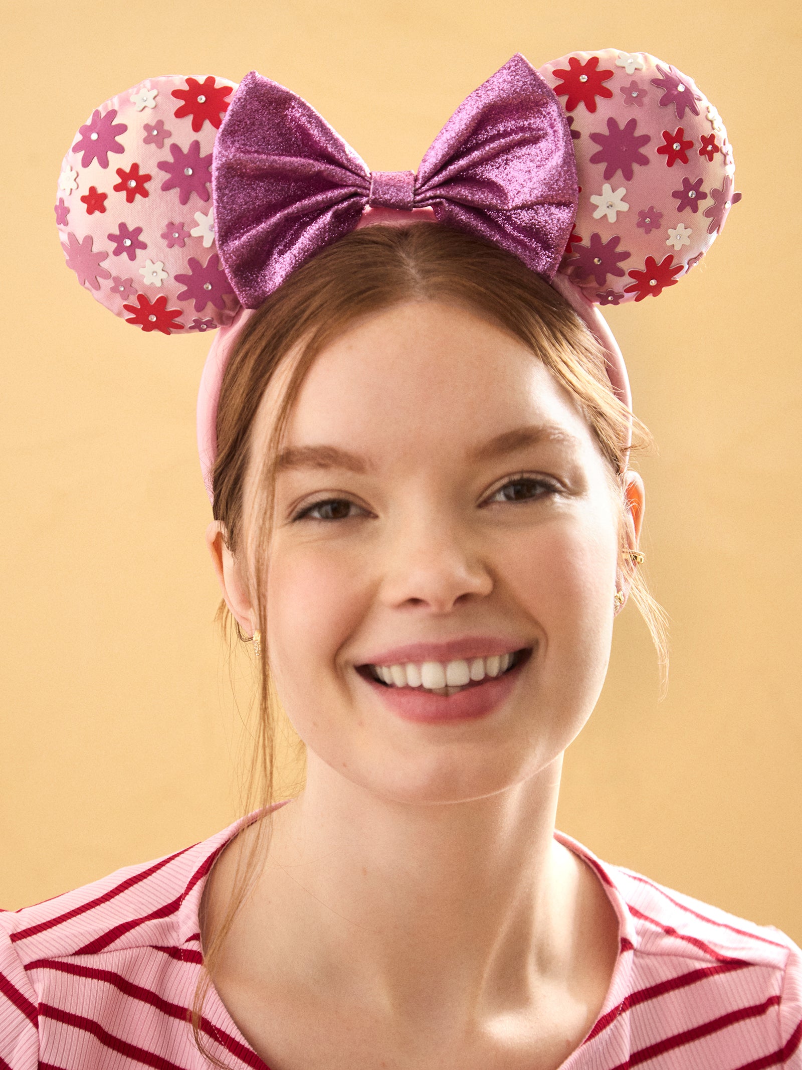 Disney Minnie Mouse Flower Power Headband - Minnie Mouse Flower Power Ears - Image 2